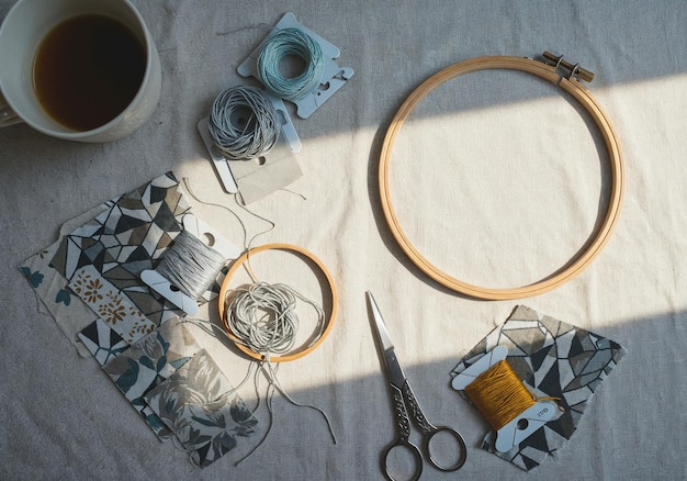 zestaw do haftu na tamborku