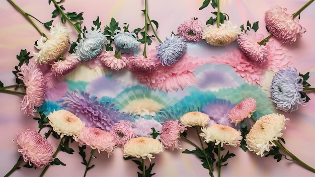 haftowana tkanina z kwiatowym wzorem